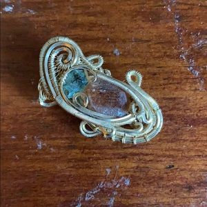 Wire Wrap pendant by Alex Litin